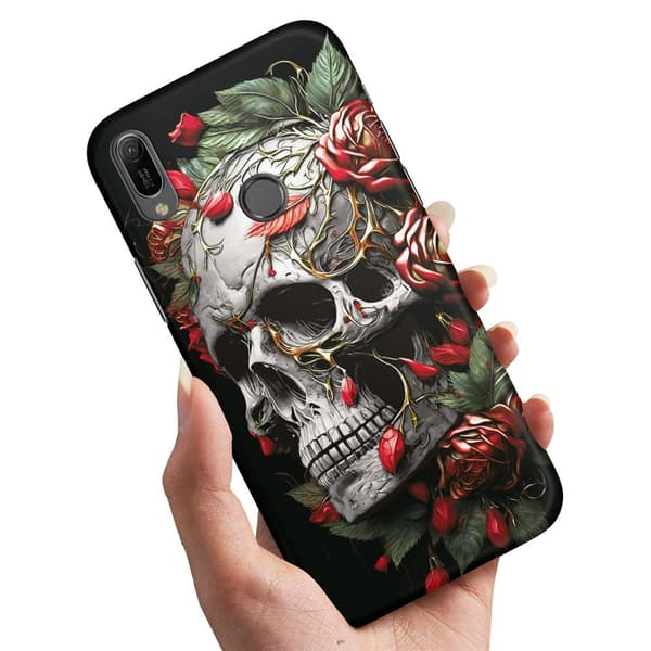 Deksel / Mobildeksel til Xiaomi Mi A2 Lite - Skull Roses