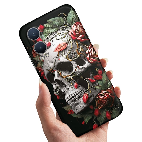 OnePlus Nord CE4 Lite 5G - Skal/Mobilskal Skull Roses