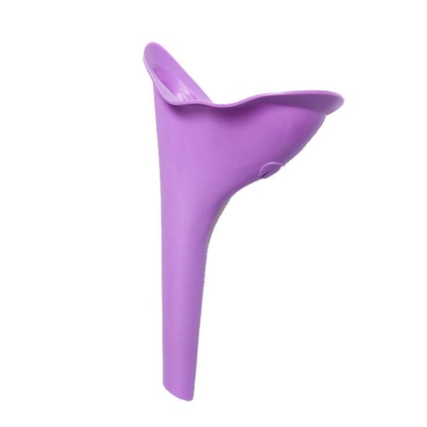 Bærbar urinal til kvinder - tissetragt / urintragt / urinal Purple