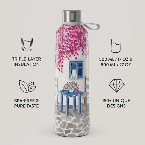 Burga Milos - Vatten-/Termosflaska 800ml