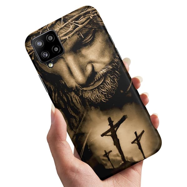 Deksel / Mobildeksel til Samsung Galaxy A12 - Jesus