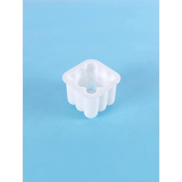 Silikonform Lys - Form for Lystøping - Støpeform Stearin White