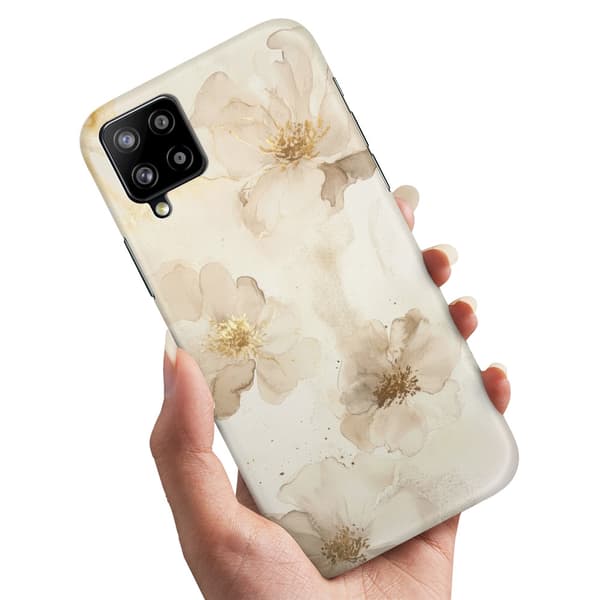 Deksel / Mobildeksel til Samsung Galaxy A12 - Flowers