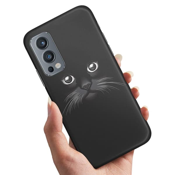 Cover / Mobilcover til OnePlus Nord 2 5G - Sort Kat