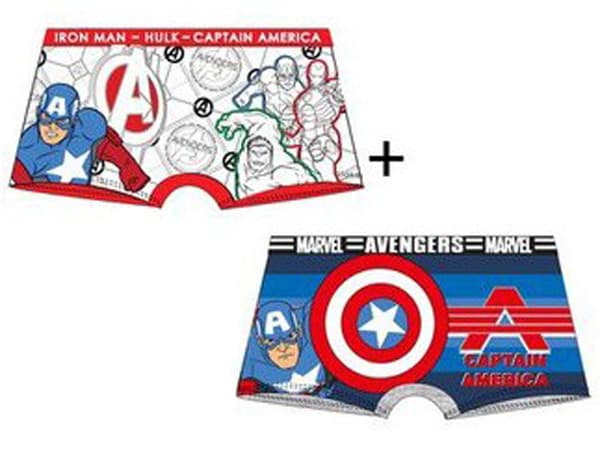 Avengers Kalsonger för Barn - 2-Pack 6-8 år