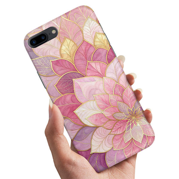 Deksel / Mobildeksel til iPhone 7 / 8 Plus - Flower