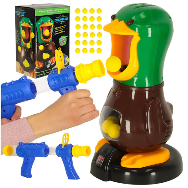 Prickskyttespel för Barn - Hungry Duck Spel