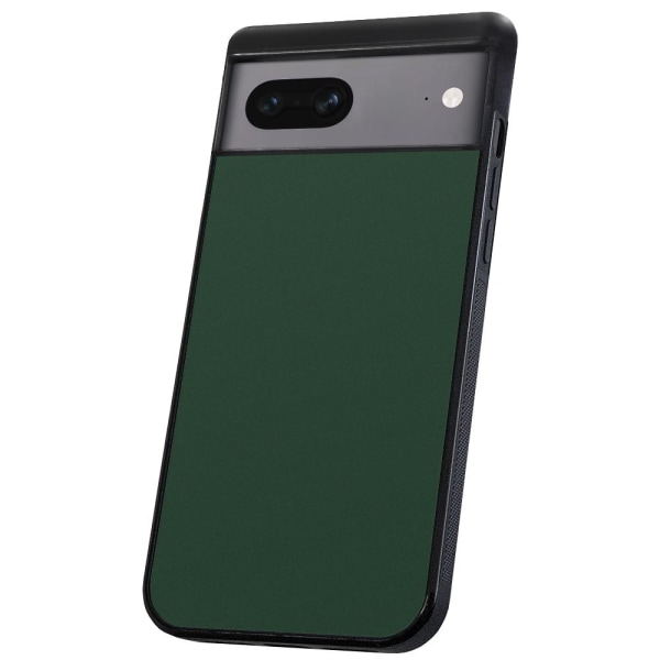 Google Pixel 7 - Cover/Mobilcover Mørkgrøn