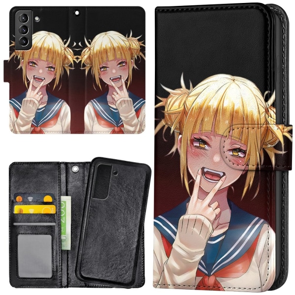 Samsung Galaxy S21 - Plånboksfodral/Skal Anime Himiko Toga