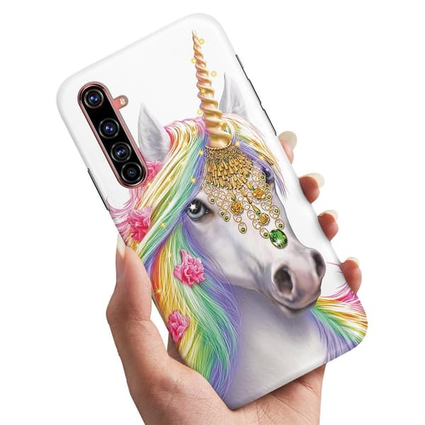 Deksel / Mobildeksel til Realme X50 Pro - Unicorn/Enhjørning
