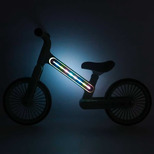 Balanscykel med LED för barn - Springcykel Grön