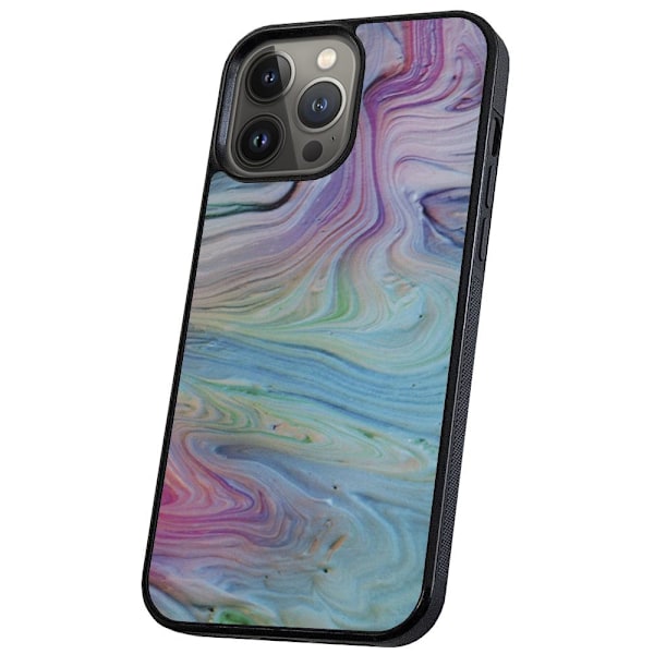 iPhone 13 Pro Max - Deksel/Mobildeksel Maling Mønster Multicolor