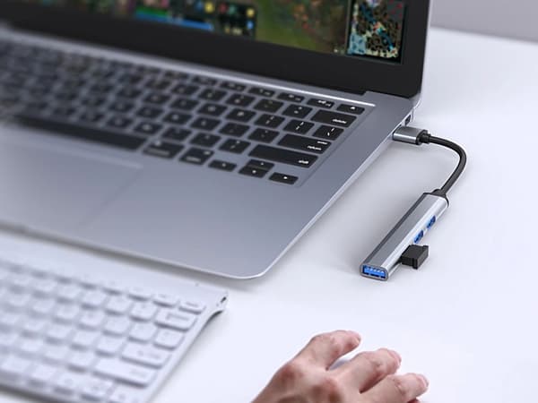USB-hubb 4-port - 3.0 splitter för dator