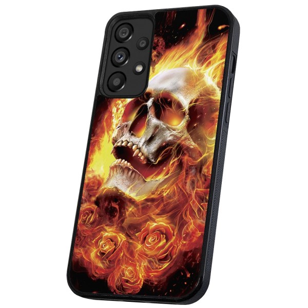 Samsung Galaxy A33 5G - Kuoret/Suojakuori Burning Skull