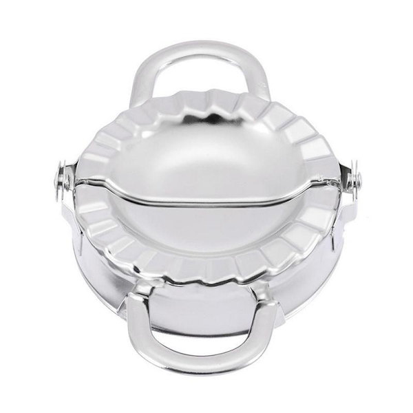 Dumplingsform / Form for Dumplings - Rustfritt stål Silver