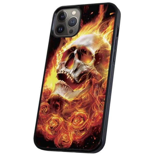 iPhone 11 Pro - Cover/Mobilcover Burning Skull