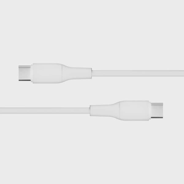X2O SUPERFLEX 60W USB-C/C-kabel 1,5 m vit