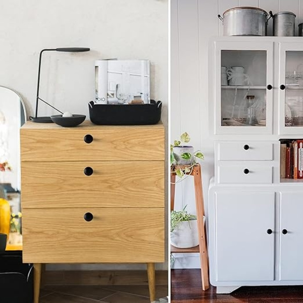 Håndtag / Knop – 12 knopper til kommoder & skabe