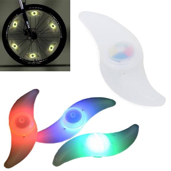 LED-lys til Sykkelhjul - Sykkellys Multicolor
