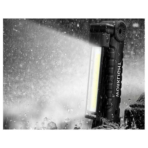 Ficklampa med Magnet / Verkstadslampa - Uppladdningsbar