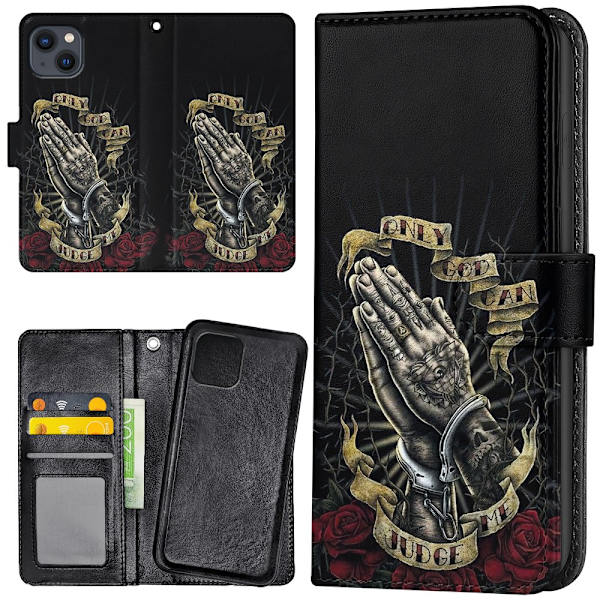 iPhone 14 - Mobilcover/Etui Cover Only God Can Judge Me