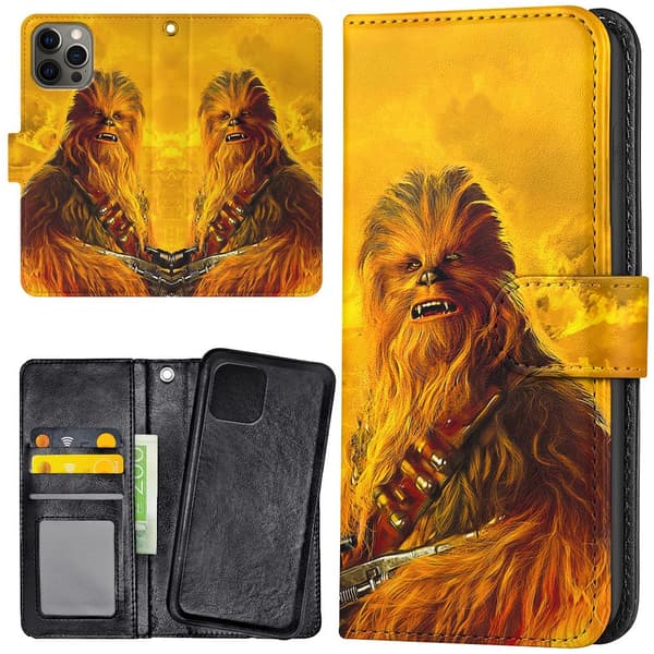 iPhone 15 Pro - Plånboksfodral/Skal Chewbacca Star Wars
