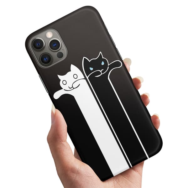 Cover / Mobilcover til iPhone 16 Pro - Langstrakte Katte
