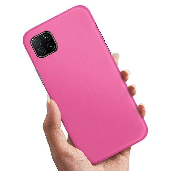 Huawei P40 Lite - Skal/Mobilskal Rosa Rosa