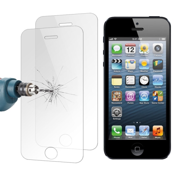 Skärmskydd - iPhone 5/5S/5C/SE - Härdat Glas / Skyddsglas Transparent