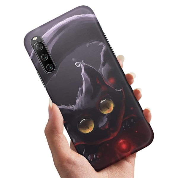 Sony Xperia 10 IV - Cover/Mobilcover Sort Kat