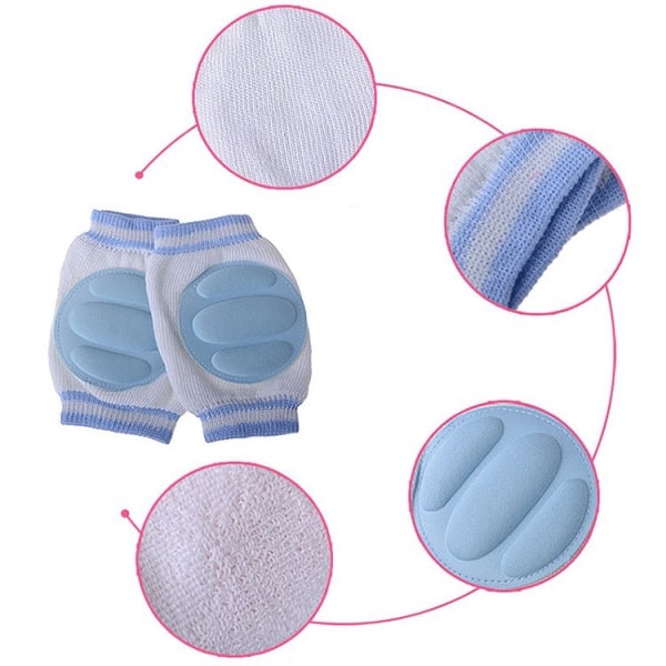 1-Pari Polvisuojat Vauva / Lapsi - Pehmustetut Ryömintäsuojat Pink one size