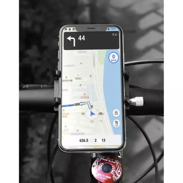 Mobiiliteline polkupyörälle - Kiinnitetty ohjaustankoon