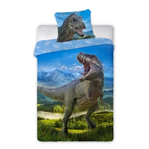 Dinosaur T-Rex Sängkläder 140×200 cm, 70×90 cm