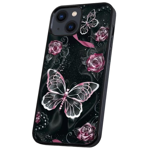 iPhone 13 Mini - Skal/Mobilskal Fjärilar