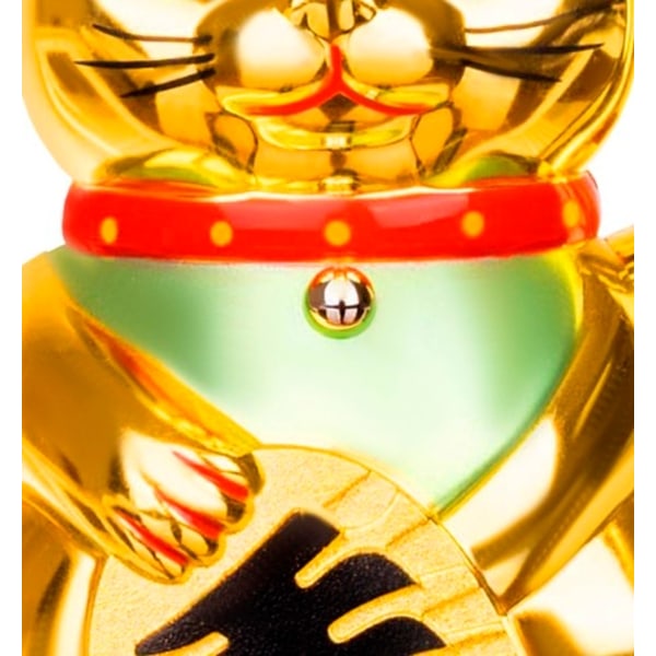 Maneki-neko - Vinkande Katt Gold