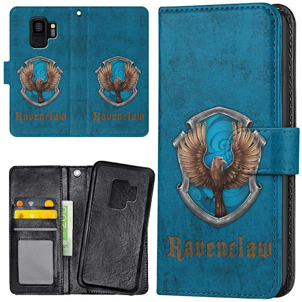 Samsung Galaxy S9 - Plånboksfodral/Skal Harry Potter Ravenclaw multifärg
