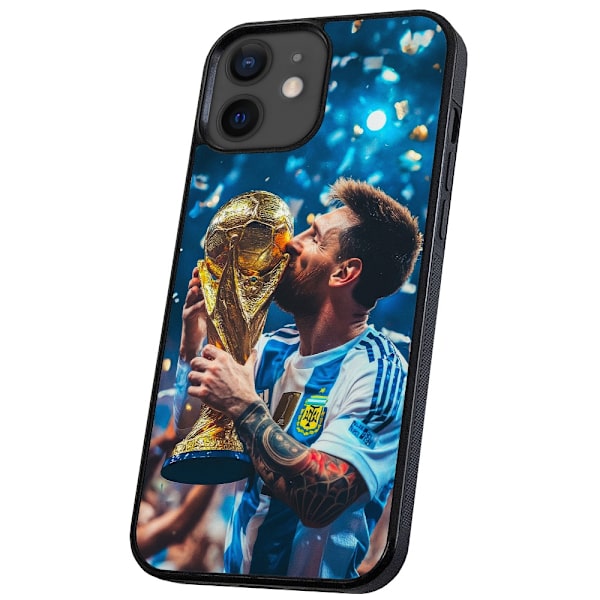 iPhone 12 Mini - Deksel/Mobildeksel Messi