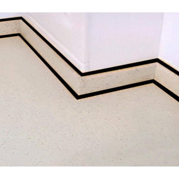 Dekorationstejp för Golv & Vägg - 2cm x 50m - Svart Black