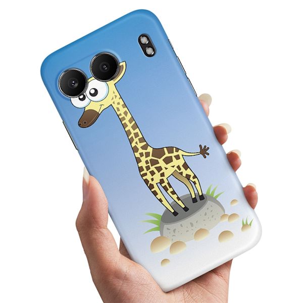 OnePlus Nord 4 - Deksel/Mobildeksel Tegnet Giraff