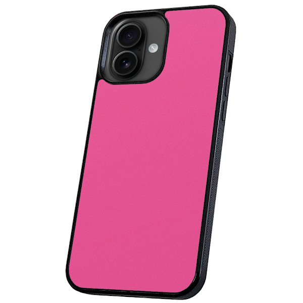iPhone 16 Plus - Deksel/Mobildeksel Rosa