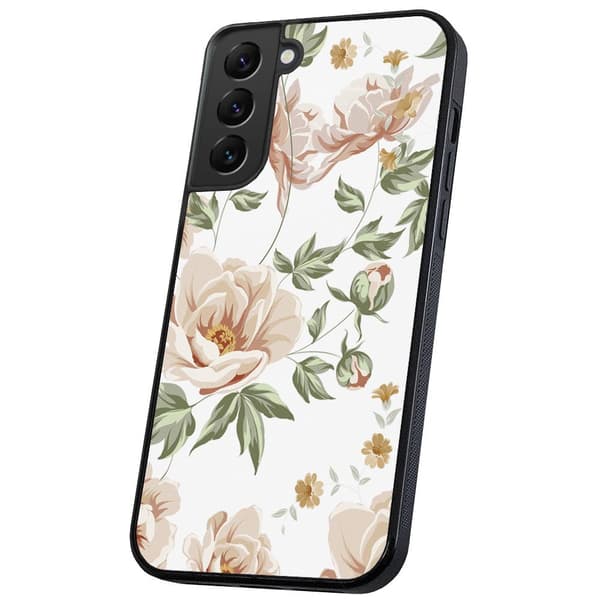 Samsung Galaxy S21 - Deksel/Mobildeksel Blomstermønster