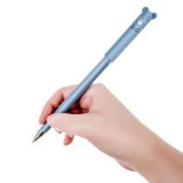4-pak - Sletbare blækpenne - Kuglepenne - Dyr Multicolor