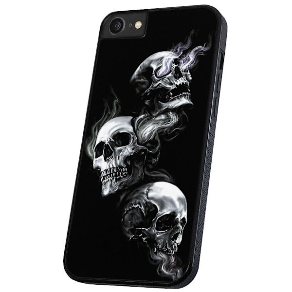 iPhone 16e/17e - Deksel/Mobildeksel Skulls