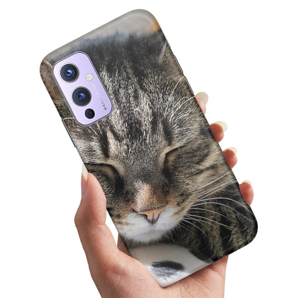 OnePlus 9 Pro - Deksel/Mobildeksel Sovende Katt