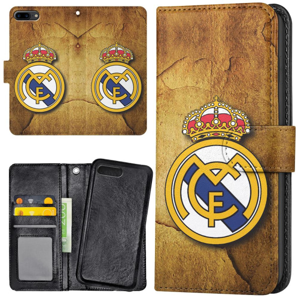 iPhone 7/8 Plus - Plånboksfodral/Skal Real Madrid