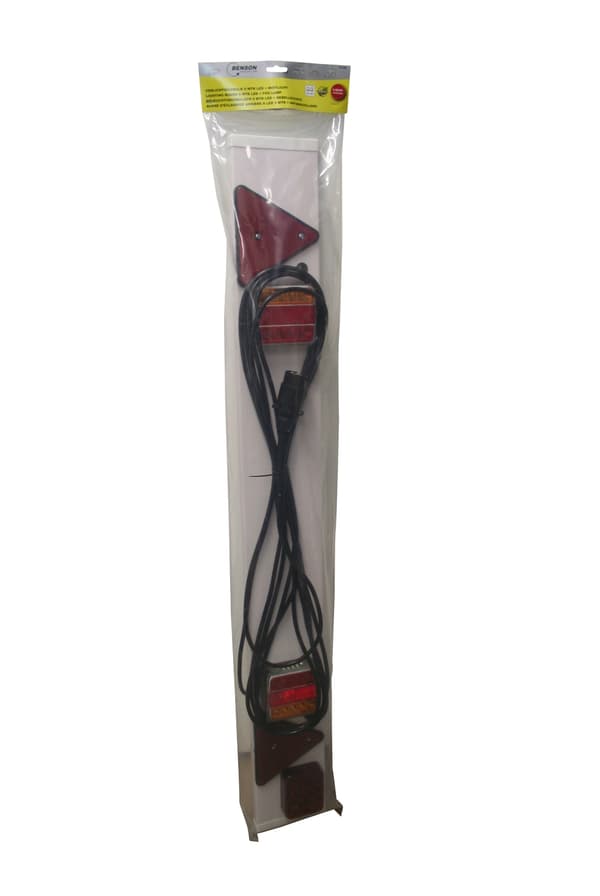 Ljusramp 1,2 m / 9 m kabel / 44 LED med dimljus E11