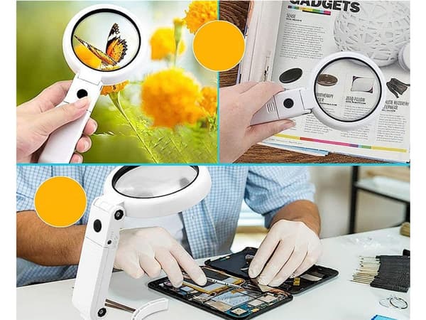 Förstoringsglas LED med Stativ