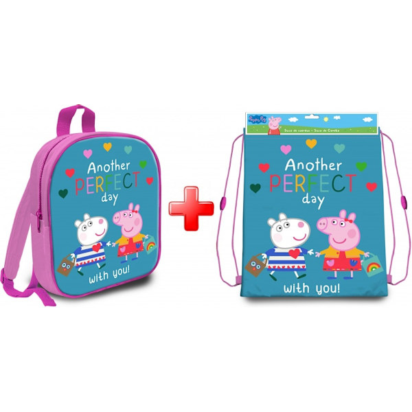 Peppa Pig väska och gympasektset