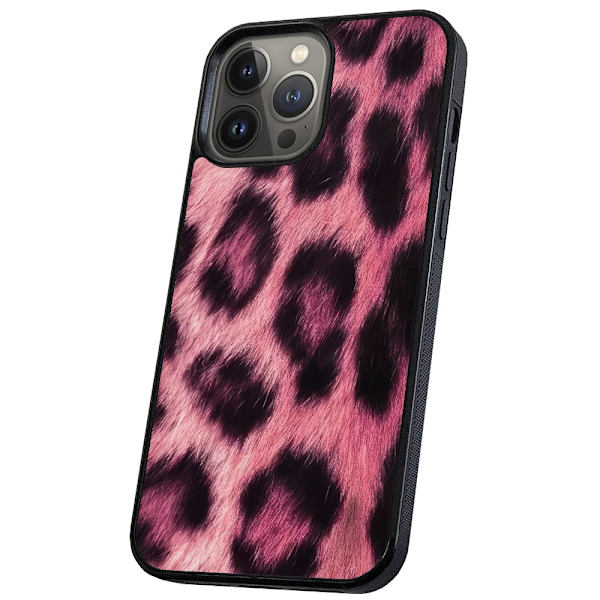 iPhone 13 Pro Max - Deksel/Mobildeksel Pink Leopard