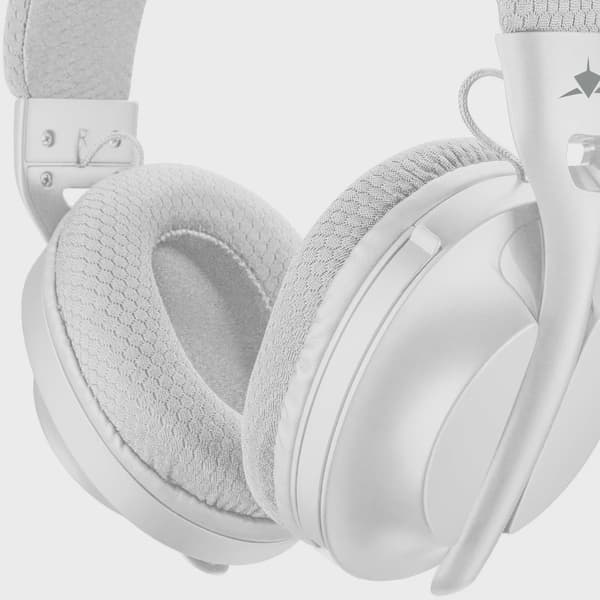 White Shark FALCON Trådlöst On-Ear Gaming Headset Vit/Grå
